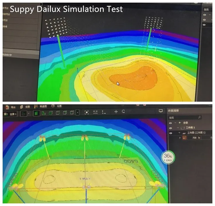 residential tennis court lighting
