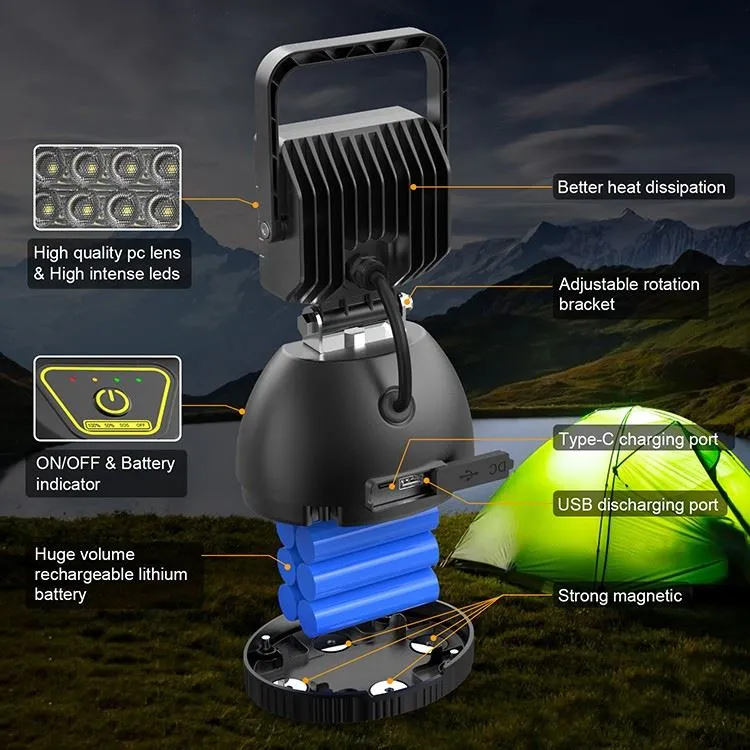 battery led work light