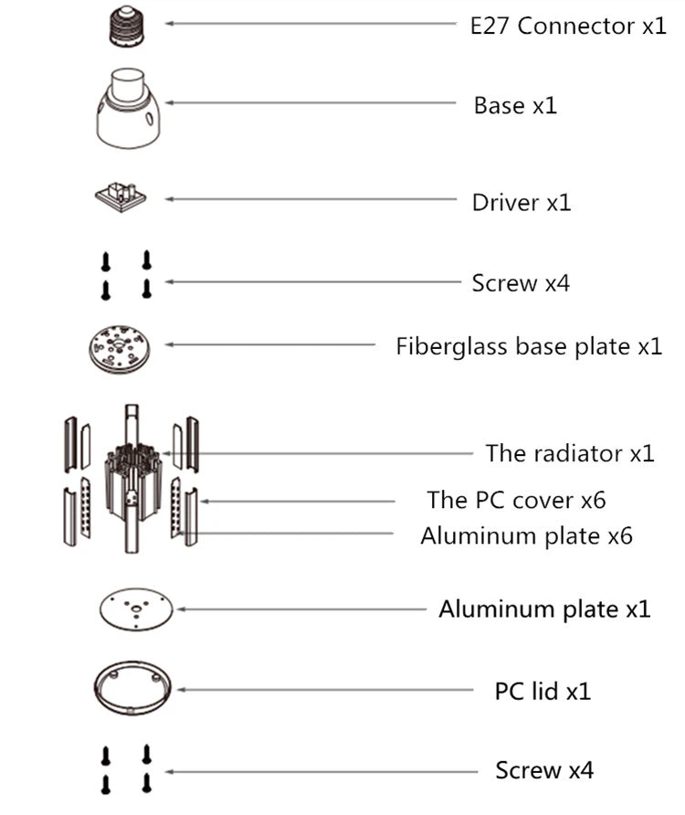 480v led corn lamp