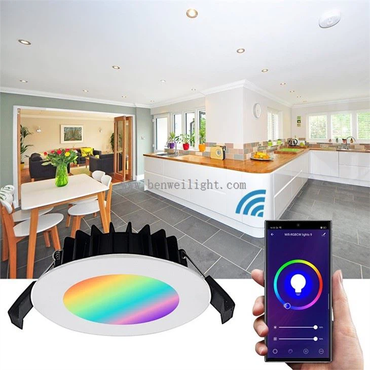 Multi Coloured Led Downlights