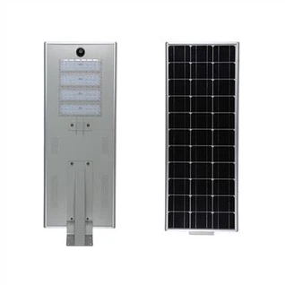 Farola solar con batería y panel