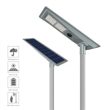 Tipos de farolas solares todo en uno