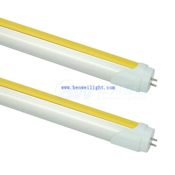 Tubo de luz amarillo