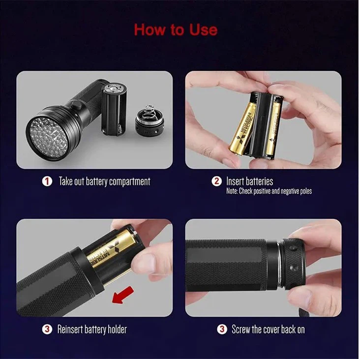 51 Uv Led Torch Flashlights 1