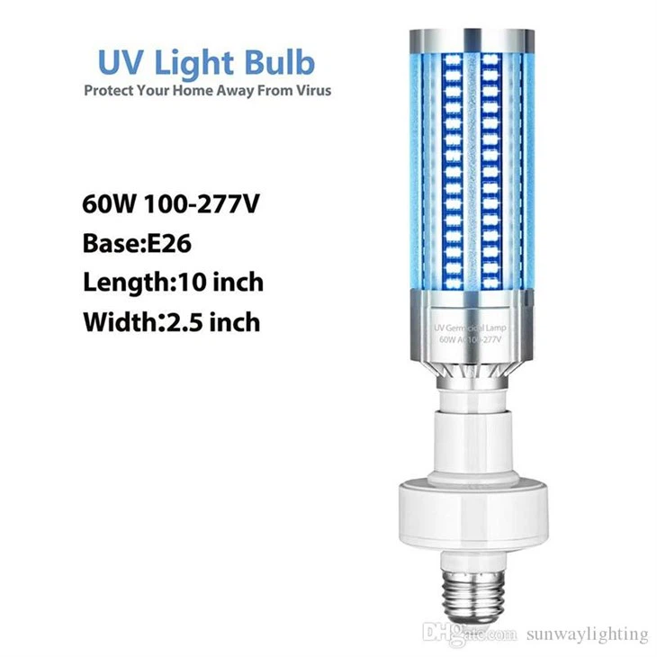Bombillas LED germicidas UVC de 60 W