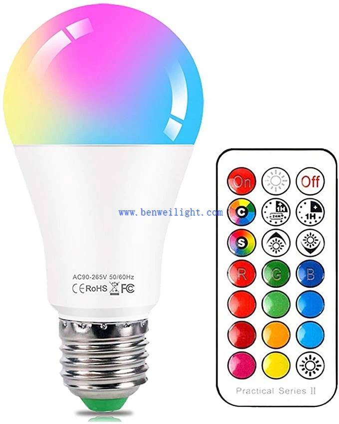 a19 colors  bulb