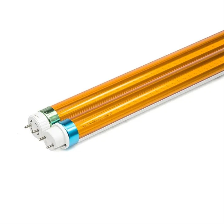 T8 Yellow LED tube lighting2