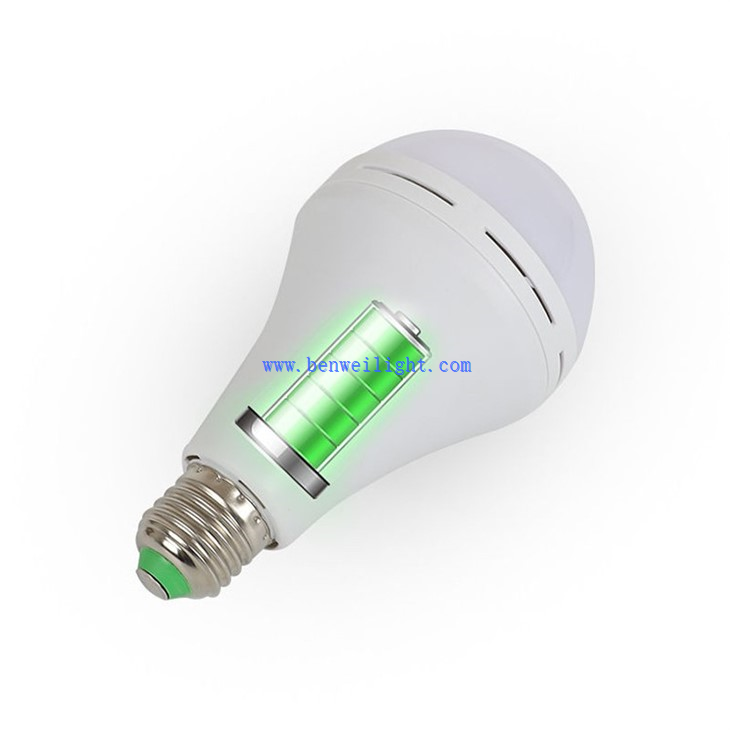 Bombilla Led Con Luz De Emergencia