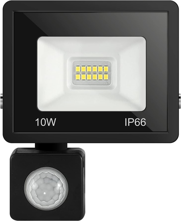 Reflector LED para exteriores con sensor de movimiento PIR