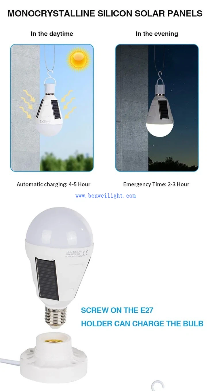 solar battery light bulb 6