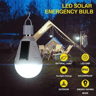 Bombillas colgantes LED solares para exteriores