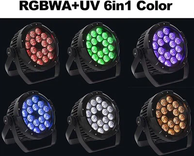 Lavado de escenario LED UV con DMX