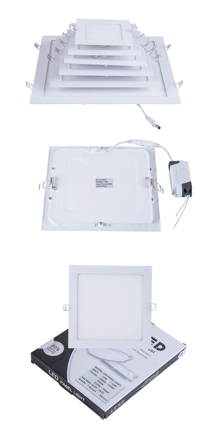 Square Slim Ceiling Panel Light 12 Watt