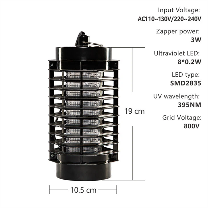 Electronic Mosquito Killing Bulb and Camping Lamp, Waterproof Mosquito Repellent Insect Killer Fly Trap with Tent Light best