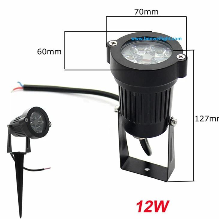 Bright outdoor wall-mounted spotlight, 5W COB, for garden, courtyard, and path lighting. best