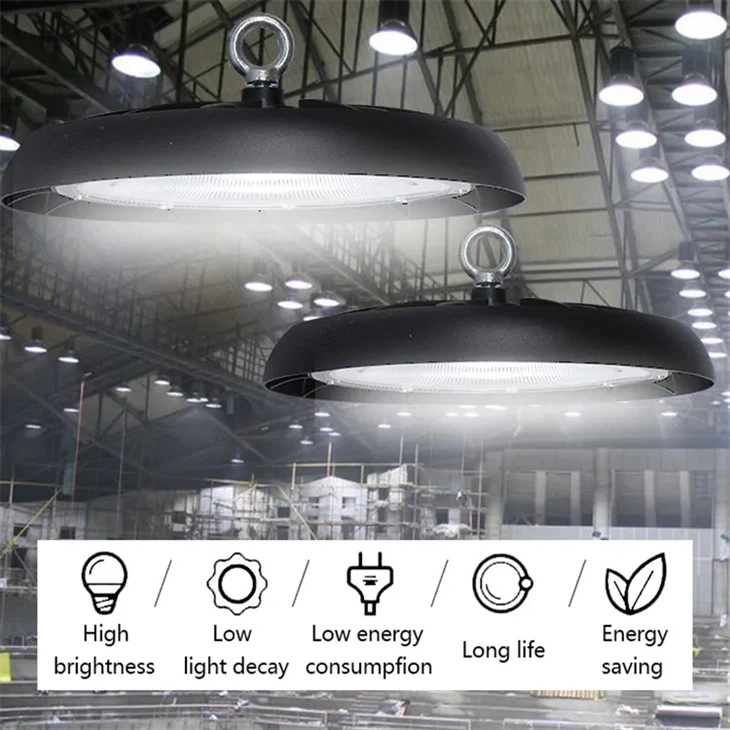 Luces de tienda de luz LED UFO de gran altura de 160 W