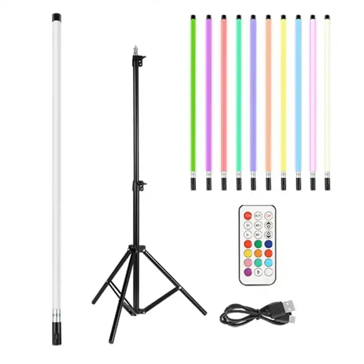 Luces de tubo LED RGB de 18W y 120CM