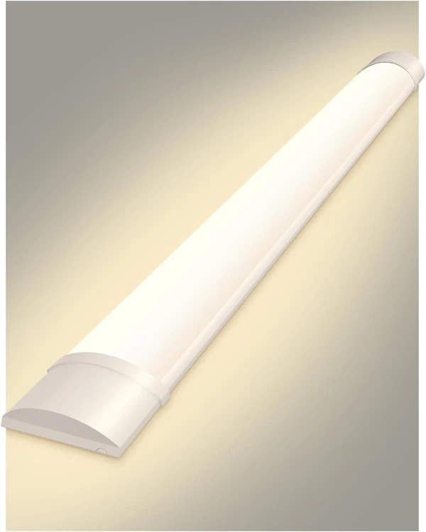 Tubo de 2 pies, 20 W, 2400 lm, luz de listón LED blanca neutra de 4000 K