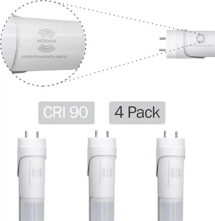 Tubo LED con sensor de radar T8 de 2 pies a 4 pies