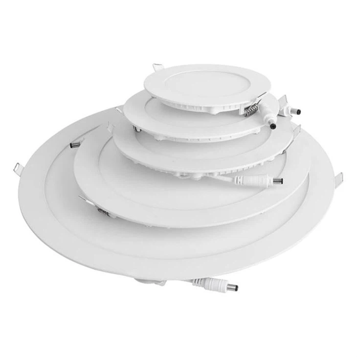Panel de luz LED empotrado redondo de 5 pulgadas