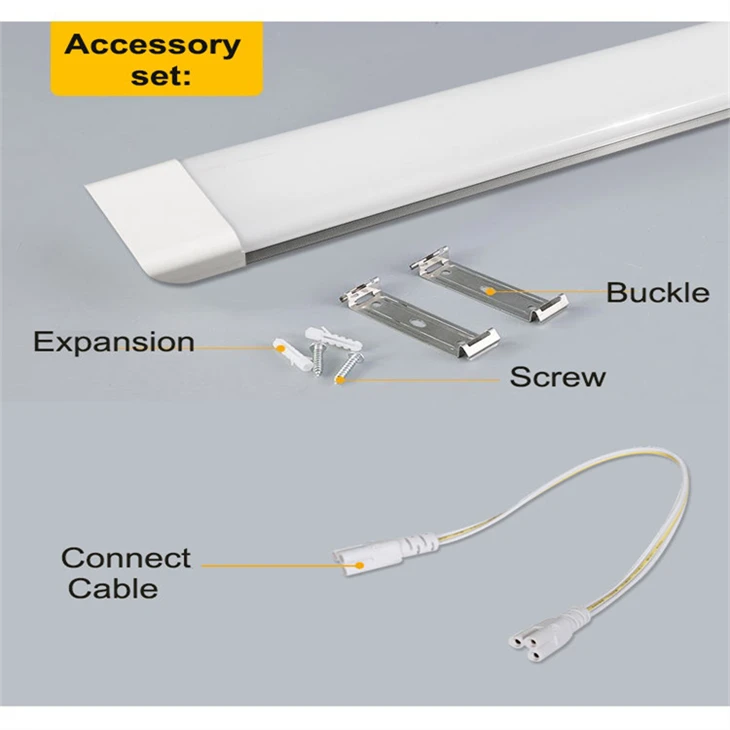 60W 4FT Crystal Purified Fixture Lamp LED Tube Light
