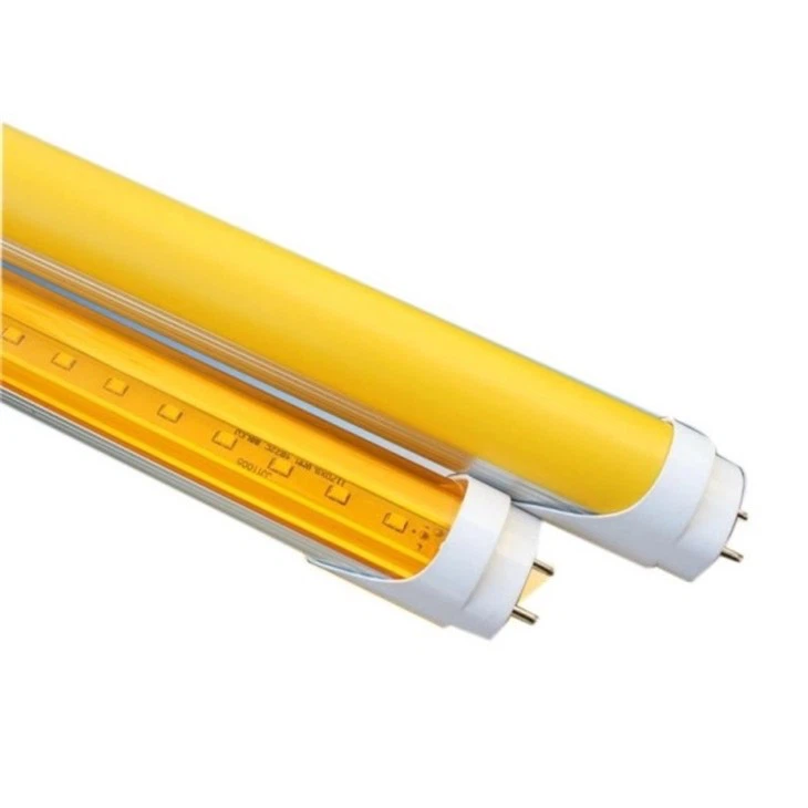 Luz de tubo LED amarilla anti UV T8 1700-2200K