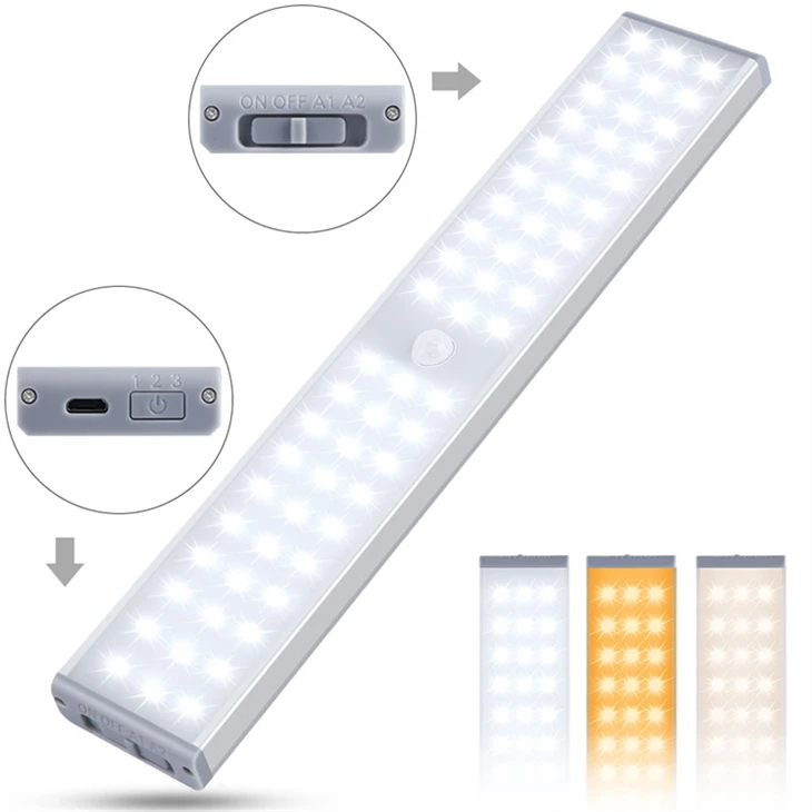 Astronaut Smart Kitchen Light: USB Rechargeable Motion-Sensor Cabinet Lighting factory