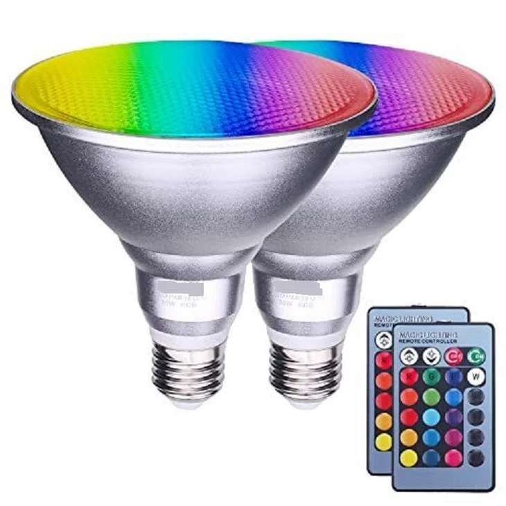 Foco PAR30 regulable que cambia de color