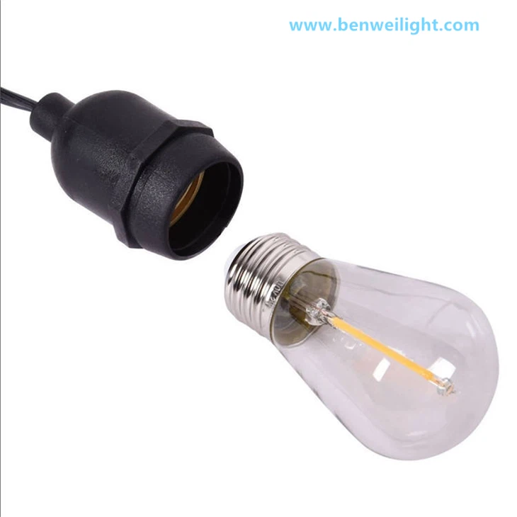 Cadena de luces LED para exteriores IP65 - Luces de cuerda de jardín multicolores