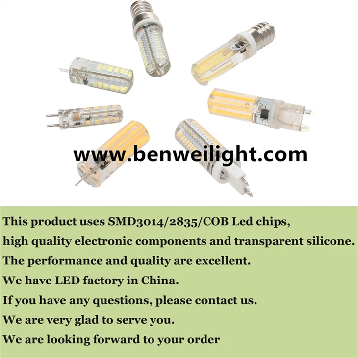 Bombillas LED tipo cápsula: G4/G9/E14, 12 V CA/CC, alternativa halógena de ahorro de energía