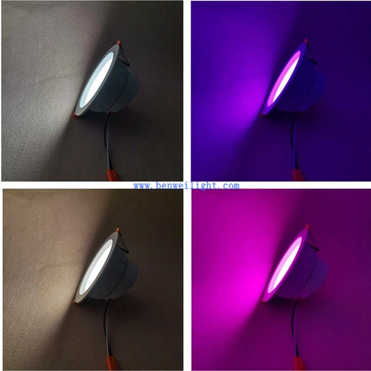 RGBW Wifi Tuya Smart LED Ceiling Downlight