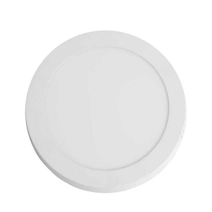 Panel de luz LED redondo empotrado delgado 3CCT para interior