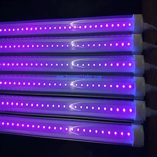 Tubo de luz LED UV T8 de 10 W AC85-265 V|395nm|De múltiples fines