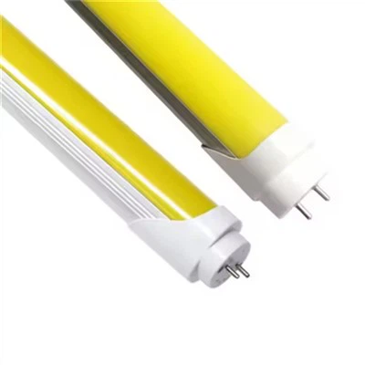 Tubos Cubierta Amarillos 9W Luz LED Anti UV
