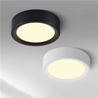 Iluminación de pasillos y puertas de enlace: luz empotrable LED redonda de 5 a 18 W (montaje en techo de superficie)