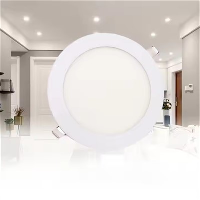 Panel de luz LED empotrado en techo plano