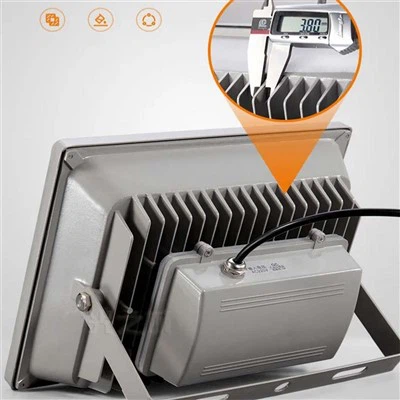 Luz de inundación LED 20W 50W 100W 150W Luz diurna/blanco cálido 175-250V IP65 Lámpara de jardín impermeable para exteriores