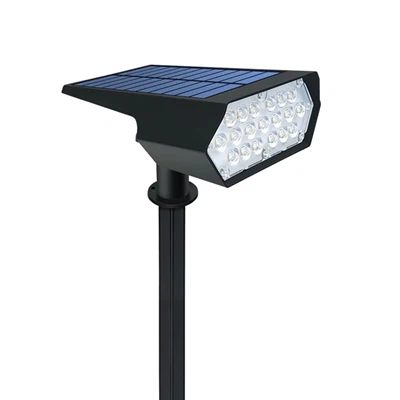 Luces de pared de luz diurna de 6500K, luces solares para exteriores para pasarela de entrada de jardín
