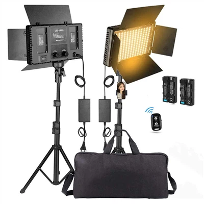 Luz de estudio fotográfico, iluminación de vídeo, lámpara de Panel de fotografía de grabación de 40W/50W
