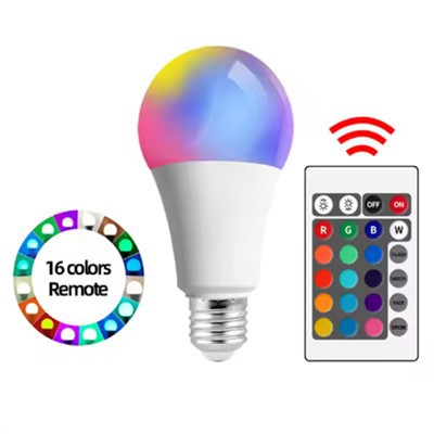RGB LED Blub Control remoto Cambio de color