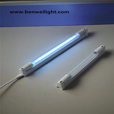 Luz de tubo de cuarzo UVC T8, 254 nm