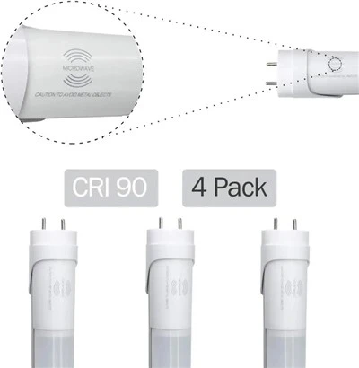 Luz nocturna LED con sensor de movimiento por microondas T8