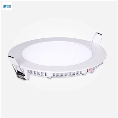 Panel de luz LED redondo empotrado ultrafino