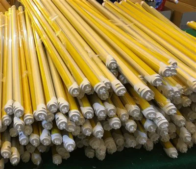 Tubo LED de máscara amarilla con 500 nm