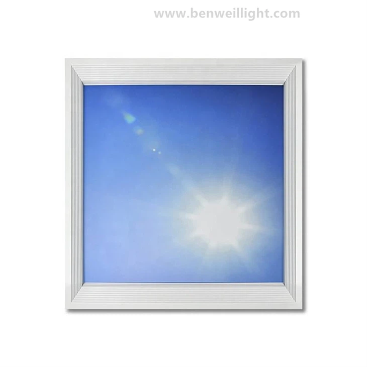 Panel de tragaluz LED WiFi inteligente - 600luz de techo de cielo azul virtual de 600 mm