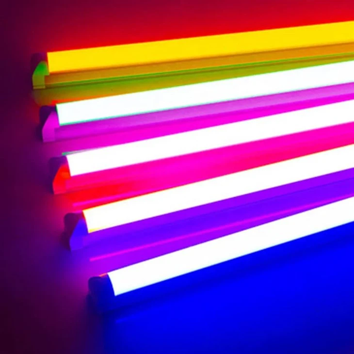 Iluminación de tubo LED multicolor T8